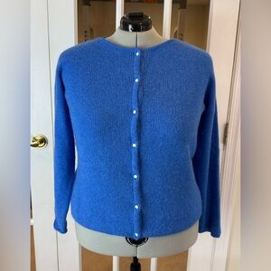 Sezane Gaspard Cardigan Sweater XXXL Azure Blue EUC